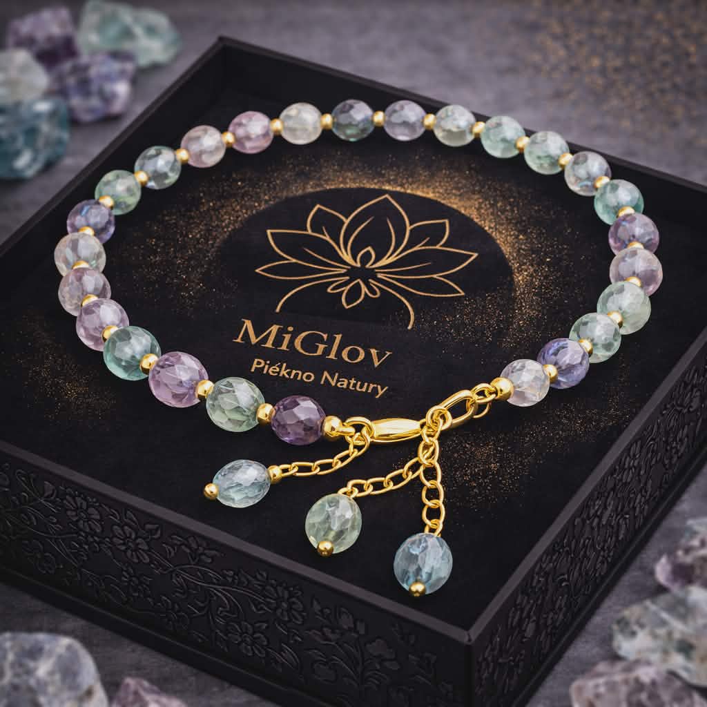Bransoletka MiGlov z Fluoryt — kamień naturalny