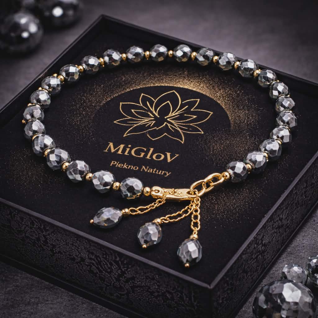 Bransoletka MiGlov z Hematyt — kamień naturalny